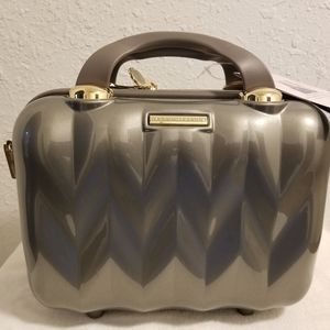 MARCY MCKENNA 2-in-1 MILAN Hardside BEAUTY CASE Gray